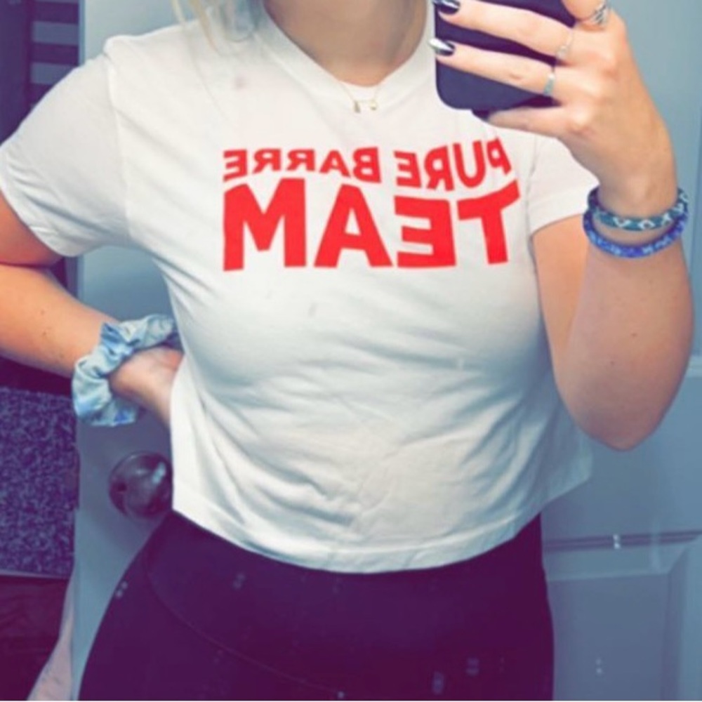 pure barre team shirt
